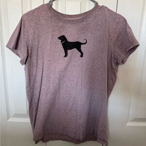 The Black Dog Heathered Purple T-Shirt